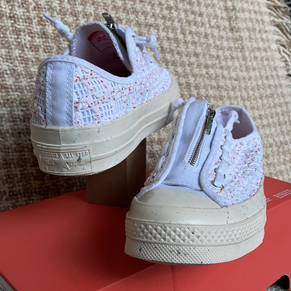 Converse Chuck 70 OX White/Bright Poppy/Egret WMNS - Picture 10 of 16